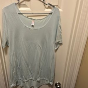 Powder blue lularoe tee size 2x